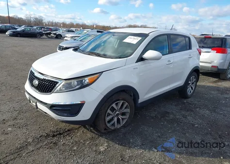 2016 Kia Sportage Lx из США, поврежденный, VIN KNDPBCAC1G7857593